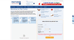 Desktop Screenshot of paie-tunisie.com
